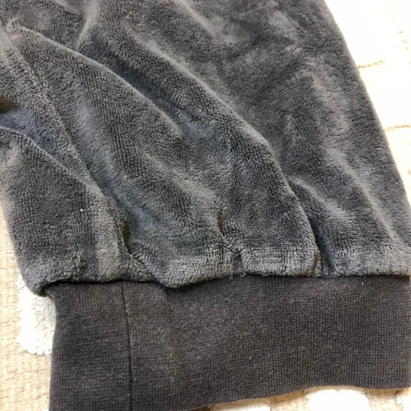 GREY Velour Joggers - Picture 3 of 4